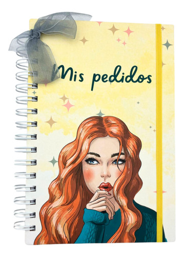 Libreta Mis Pedidos 100 Hojas 22x16 Cm Amarillo