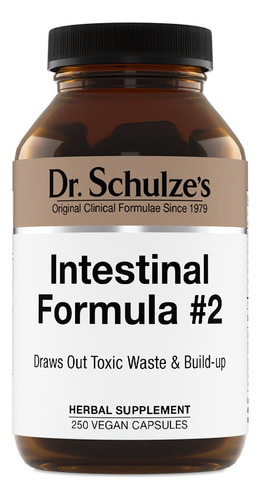 Dr Schulzes Intestinal Formula #2 250 Caps Sabor Sin Sabor