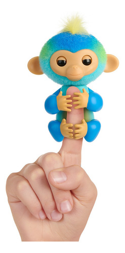 Fingerlings Monito Interactivo Leo Azul 3115