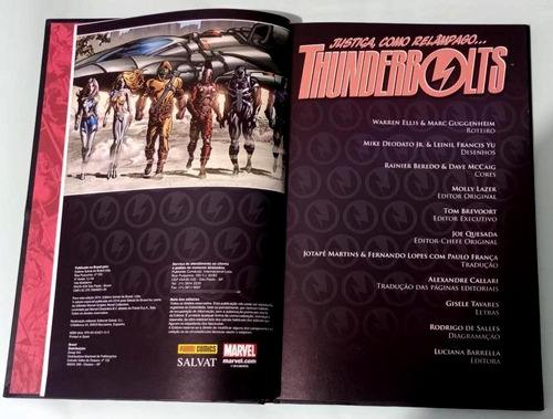 Hq Thunderbolts-fé Em Monstros 2014-novo