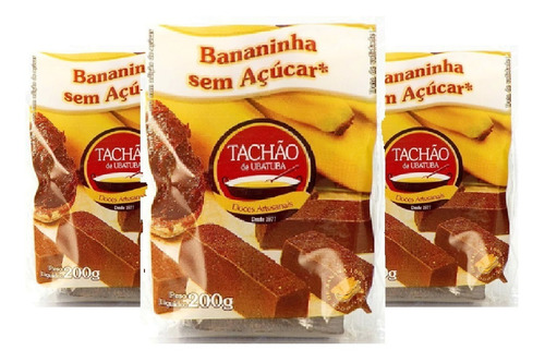 Bananinha Sem Acúcar Tachão De Ubatuba 200g ( Und ) 3