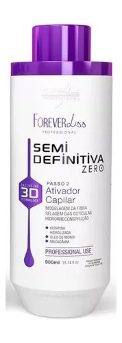 Forever Liss Escova Semi 2l E Shampoo Morango 2 Unid 500ml