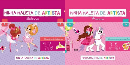 Kit 2 Maletas - Minha Maleta De Artista Bailarina E Princesa