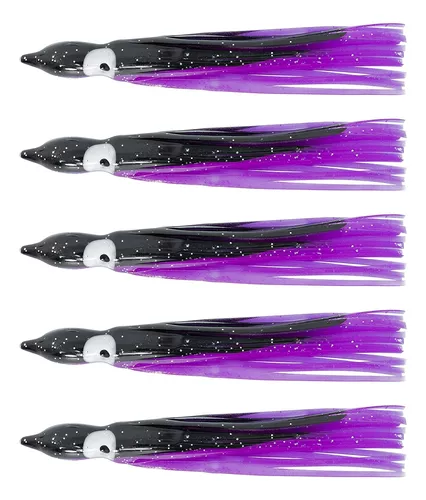 Trolling Squid Skirts Fishing Saltwater 2,3,5,8,12 Inch Squi