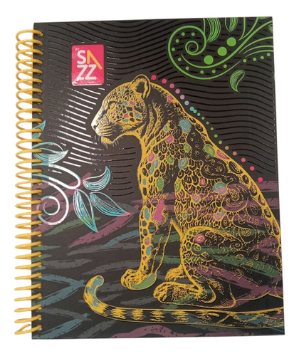Cuaderno O Libreta Profesional Pasta Dura 100h Sazz 6pzas Cuadro Grande C7
