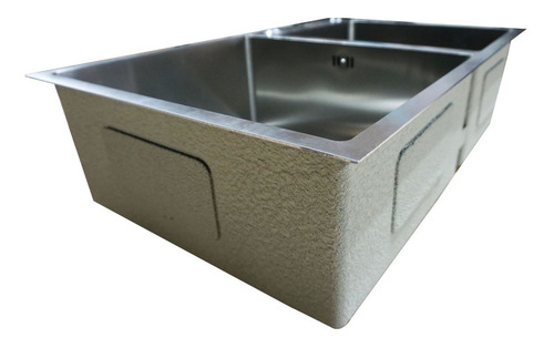 Lux Sany 8051 Fregadero Tarja Anti-ruido 2 Tinas Acero Inox
