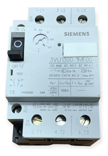 Guarda Motor Siemens 3vu1300-1mf00