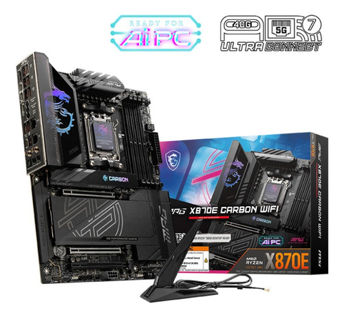 Tarjeta Madre - Mpg X870e Carbon Wifi 4x Ddr5 Socket Am5 Atx