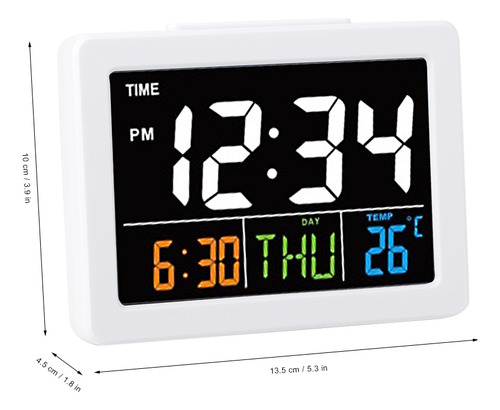 Descuento. Aplicable A: Reloj Despertador Sencillo De