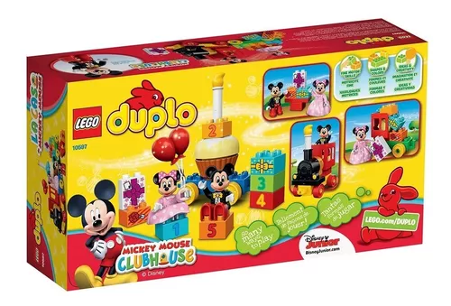 Lego Duplo 10597 Mickey & Minnie Tren De Cumpleaños 24 Pzs