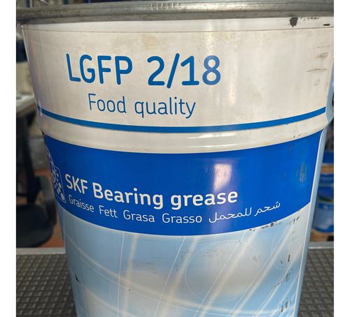 Grasa Lgfp 2/18 Skf Grado Alimenticio Industrial Alimentaria