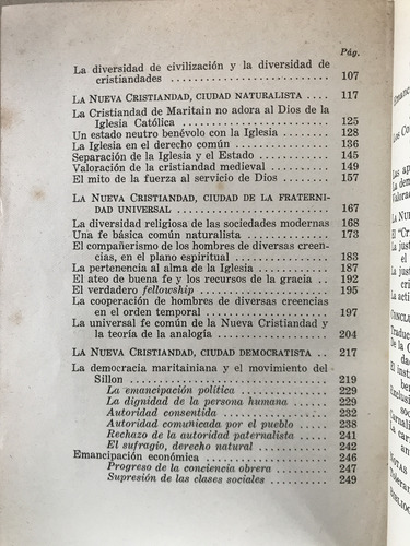 Meinvielle. De Lamennais A Maritain 1945 Encuadernado (Usado)
