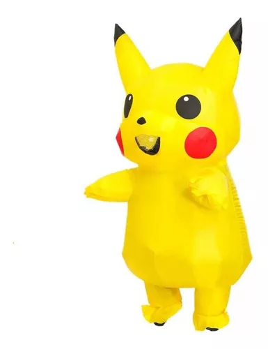 Fantasia Pikachu Inflável Pokemon Infantil Cosplay G0