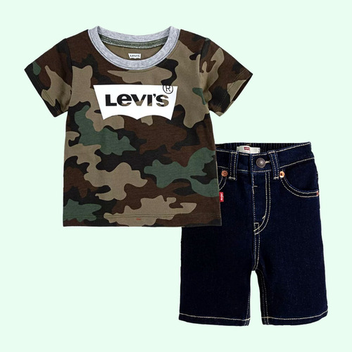 Conjunto Bebe Niño Levis - 2 Piezas - Polera + Jeans