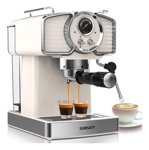 Cafetera Eléctrica Sumsaty Expresso Individual P/taza-blanco