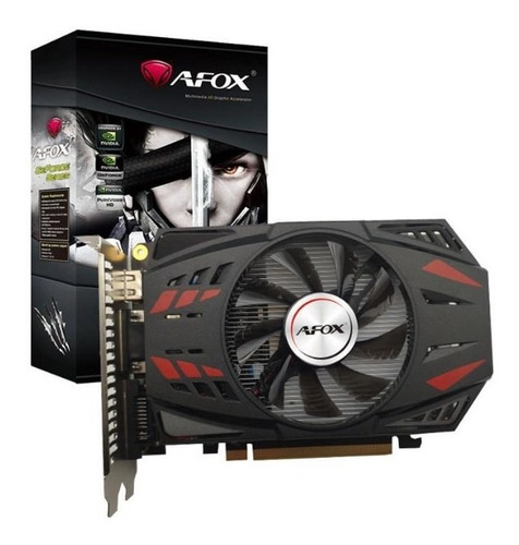 Imagem 1 de 2 de Placa De Vídeo Barato Afox Geforce Gtx750ti 2gb Gddr5 128bts