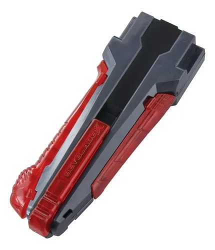 Pistola de borracha Beyblade X Bx-41 Custom Grip Grip cinza escuro