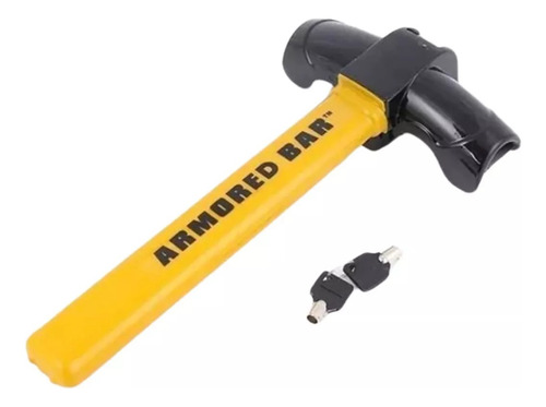 Traba Volantes Anti Robo Seguirdad Auto Tipo T Con 2 Llave