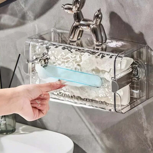 Cajón De Pared Para Pañuelos Con Diseño De Glaciar