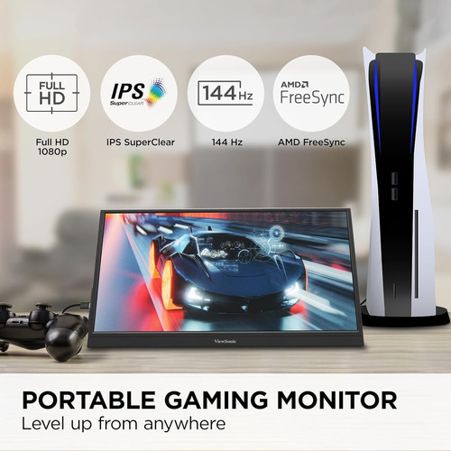 Monitor Portátil Para Juegos Viewsonic Vx1654 De 16 Pulgadas