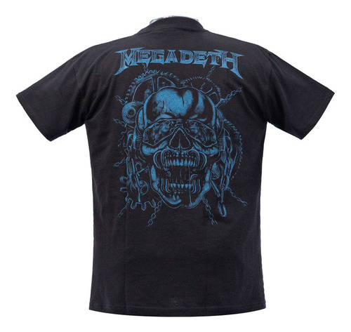 Franela Rock Megadeth Banda Unisex Algodón