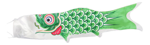 Bandera De Carpa Japonesa, Manga De Viento De Carpa Verde