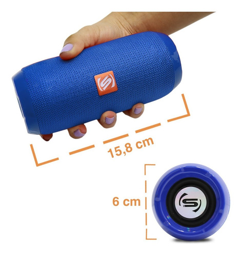Imagem 3 de 7 de Caixa Caixinha Som Bluetooth Portátil Sem Fio Storm 3 Shutt