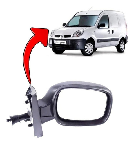 Espejo Derecho Para Renault Kangoo Ii 1.6  2001 2007