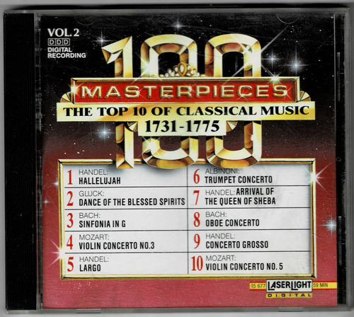 Various: 100 Masterpieces Vol. 2 (1731 - 1775), Cd Usado