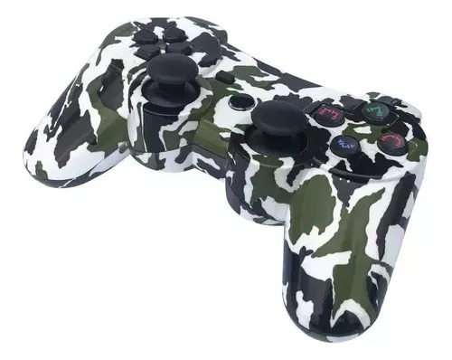 Joystick Camuflado Inalámbrico Ps3 Bluetooth Vibración