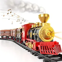 Comprar Locomoto Juego De Trenes Eléctricos Con Humo, Luz