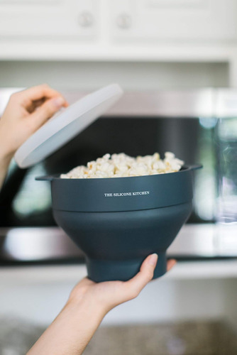 The Silicone Kitchen Cuenco Plegable Para Hacer Palomitas De