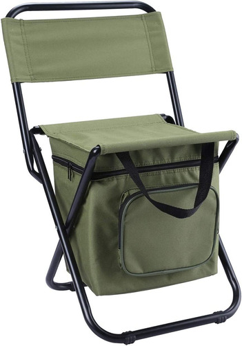 Silla De Camping Leadallway C/bolsa De Refrigeracion - Green