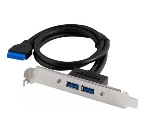 Puerto Usb 3.0 Dual Bracket Trasero Para Gabinete Pc