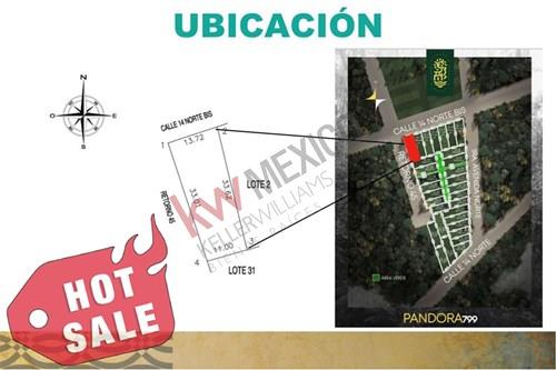 Terreno En Venta En Tulum En Esquina En Venta En Un Desarrollo De Terreno. Pandora 700 Region 11