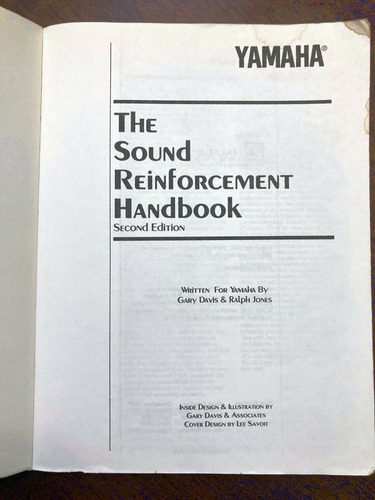 Yamaha Sound Reinforcement Handbook Audio En Vivo Y Estudio
