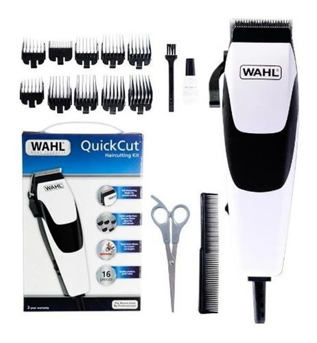 Maquina Wahl Peluquera Mas Tijeras  Quick Cut 16 Piezas