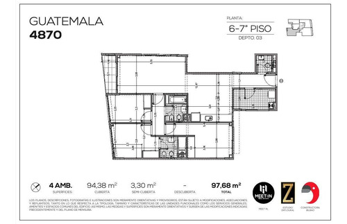 Imagen 8 de 11 de Mova Soho - Excelente 4 Ambientes Con Dependencias