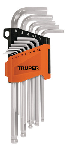 Llaves Allen Mm Extralargas 13 Pz Truper 13646