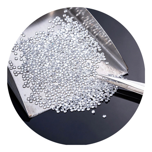 Moissanite 1paq Con 100pz De 1.3mm Color D C2 Vvs1 1ct Total