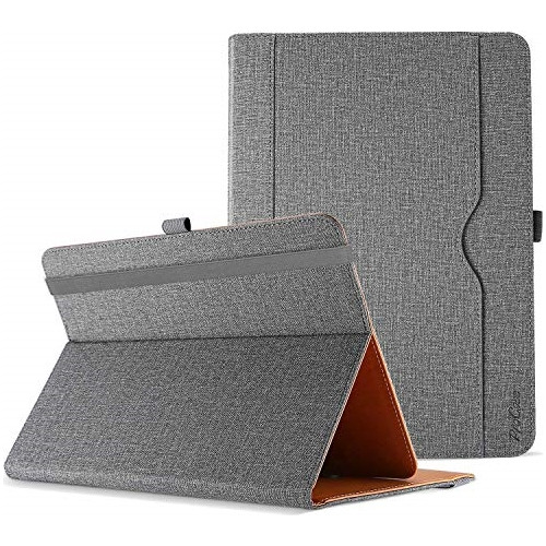 Procase Funda Para Tablet De 9 A 10 Pulgadas,  Color Gris