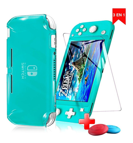 Nintendo Switch Lite Estuche Protector Silicona + Obsequios