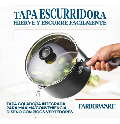 Cacerola Farberware Easy Clean 2.8l 18cm Antiadherente