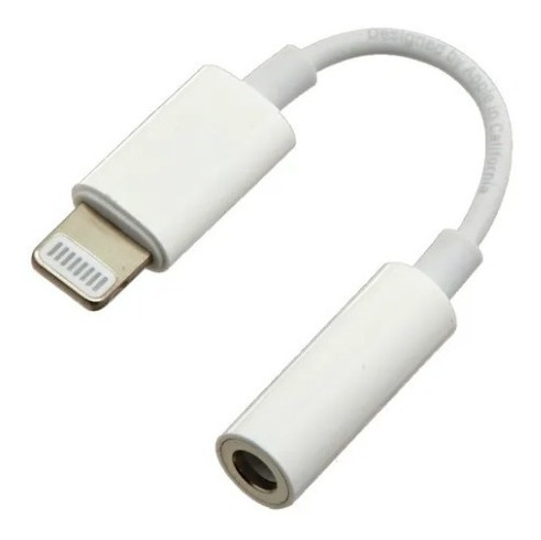 Imagen 3 de 3 de Adaptador Apple De Lightning A Jack De 3.5mm Para Audifonos