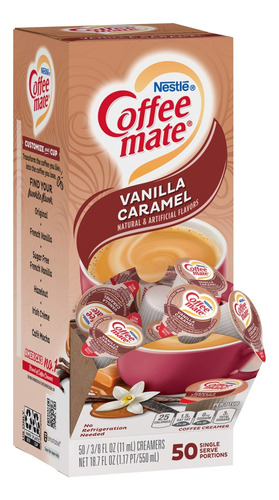 Nestle Coffee Mate Crema De Café Líquida Individual, Caramel