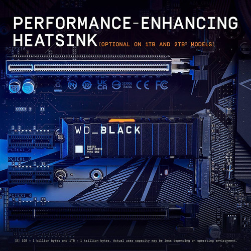 Imagen 5 de 7 de Unidad De Estado Sólido Wd Black, 2 Tb, M.2 2280, 7300 Mb/s