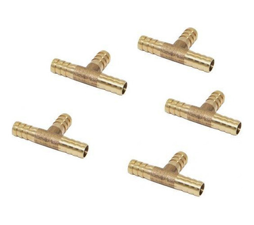 4x5pcs Tipo Joiner Manguera De Manguera De Tee Conector Gas