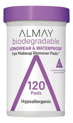 Almay Almohadillas Desmaquilladoras Hipoalergénico 120 Pads