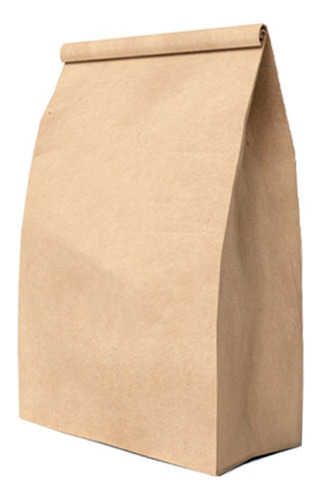 Bolsa Papel Madera Delivery N°7 26x12,5x37,5 Cm. X 50 U Sur