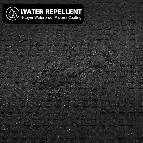 Cortina De Baño De Tela Para Ducha Impermeable 1.8m+ganchos Negro